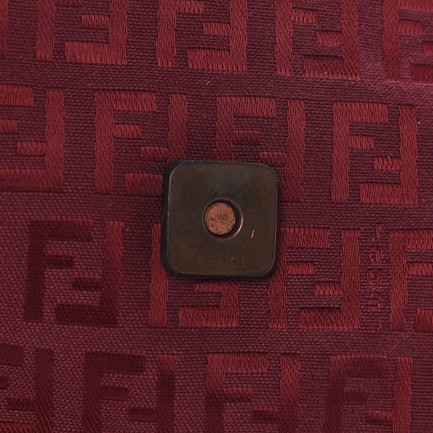 Fendi Zucchino Mama Baguette Red 7 of 9