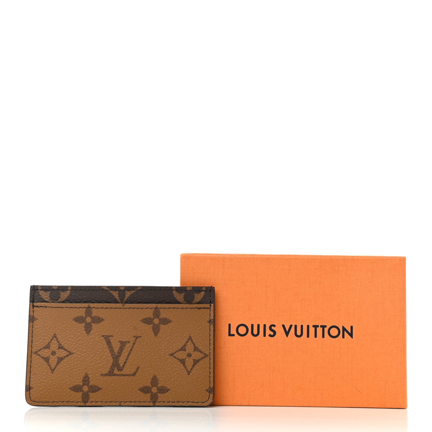 Reverse Monogram Card Holder