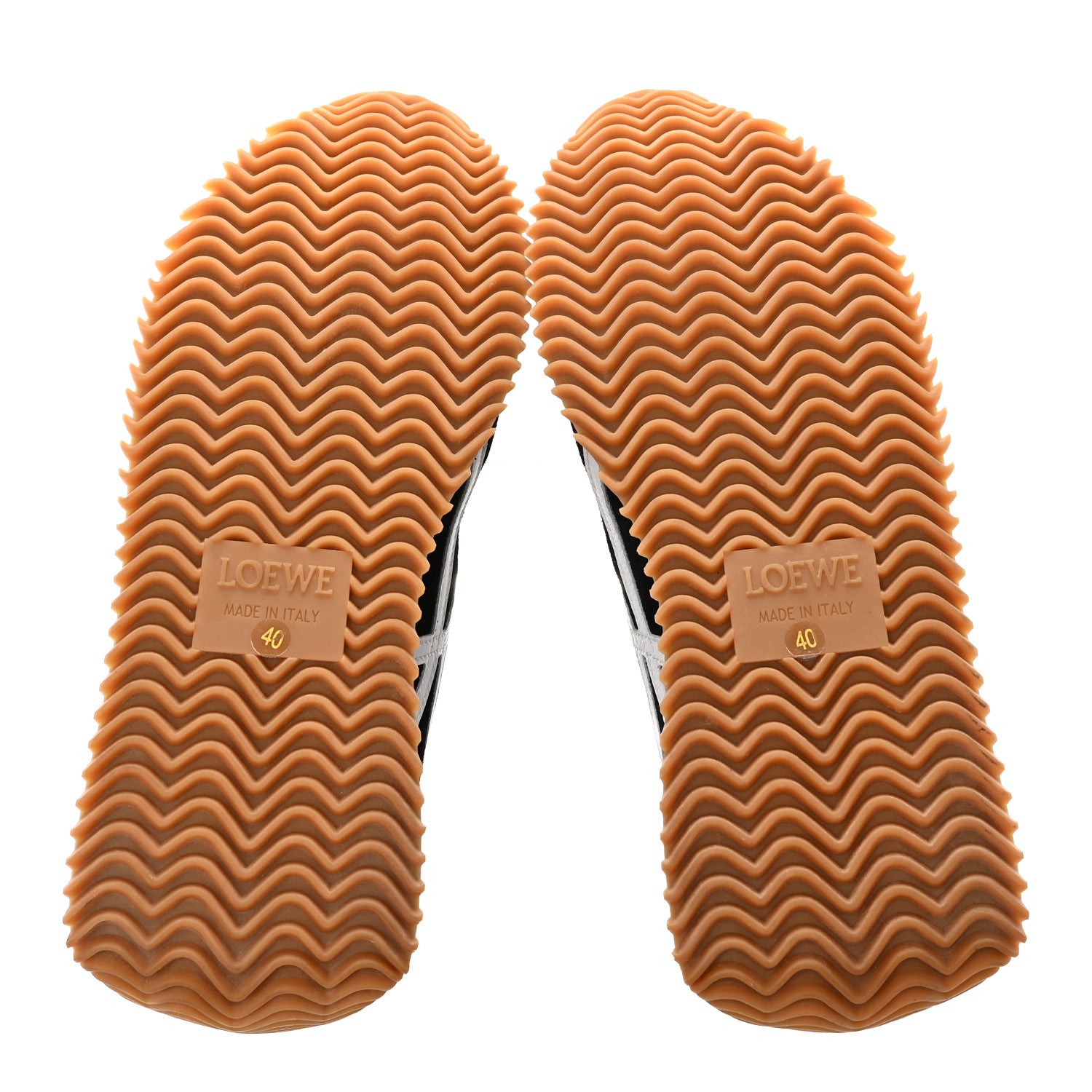 Loewe Nylon Suede Flow Runners Sneakers 40 Black 6 of 10