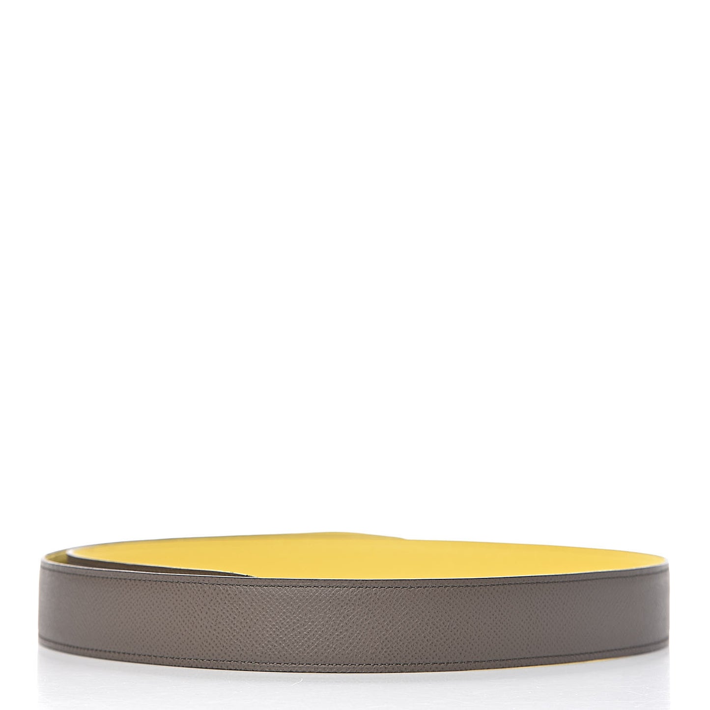 Epsom 32mm Belt Strap 105 Jaune D'Naples Etain