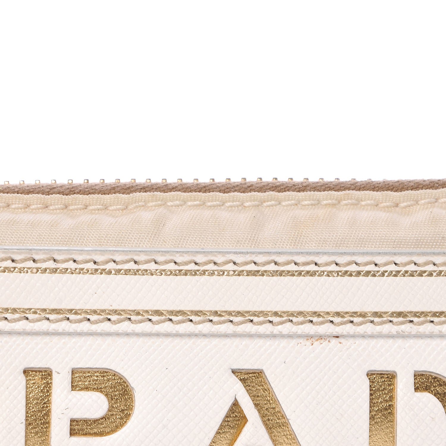 Prada Tessuto Nylon Saffiano Logo Crossbody Bag Talco 9 of 14