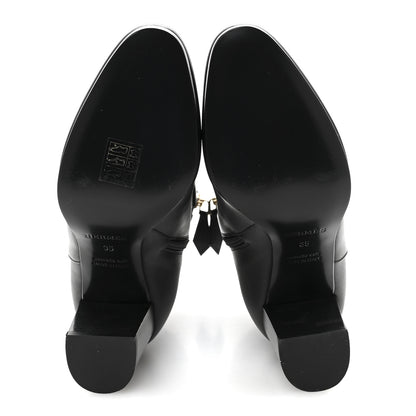 Hermes Calfskin Saint Germain Ankle Boots 35 Black 6 of 9