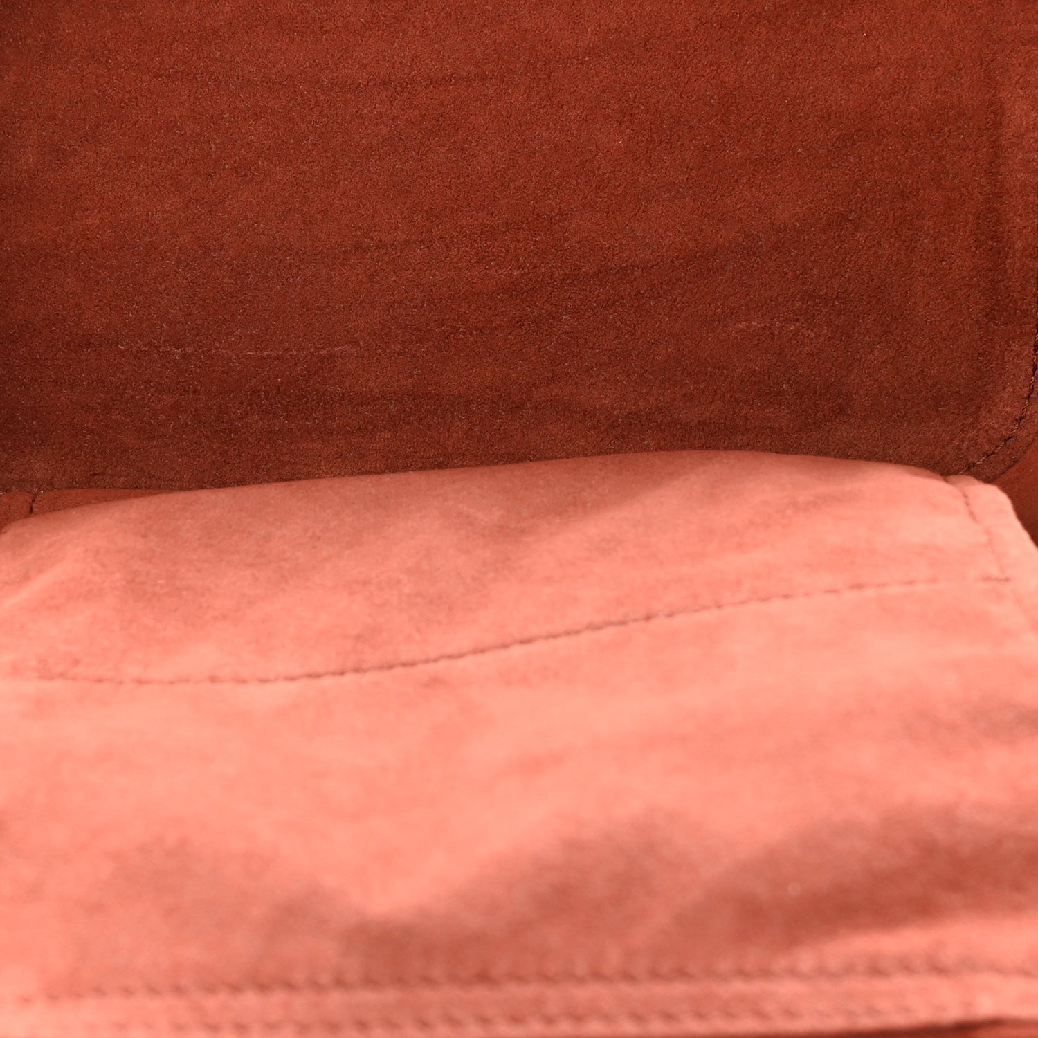 Saint Laurent Canvas Le Monogramme Small Jewelry Case Chestnut 5 of 8