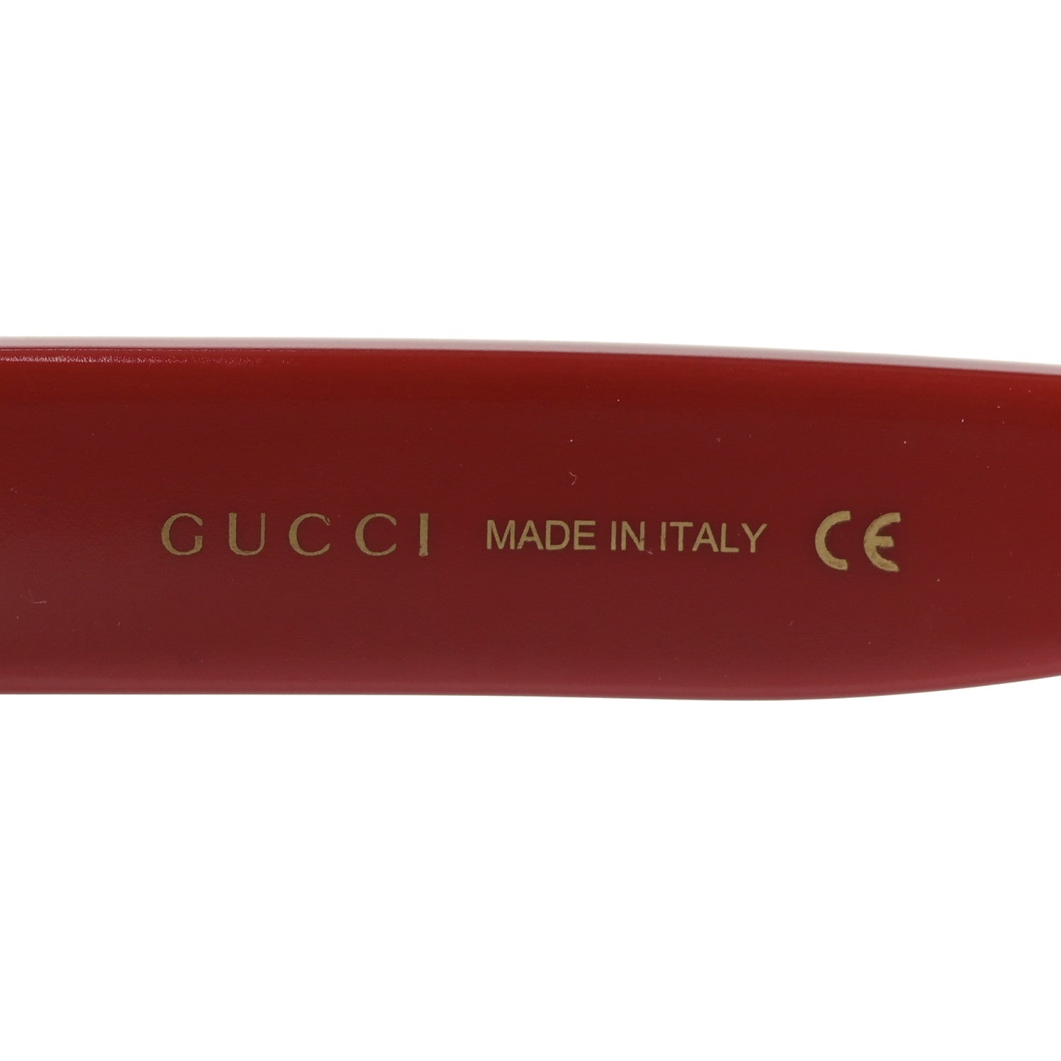 Gucci Acetate Glitter Sunglasses GG0327S Red 5 of 7