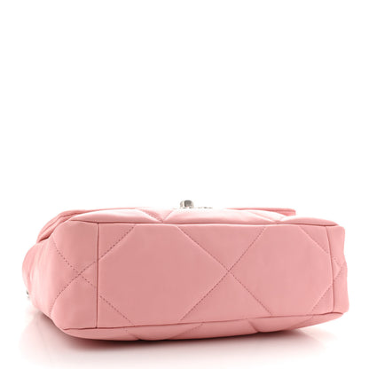 Chanel Lambskin Quilted Medium Chanel 19 Flap Light Pink 4 of 13