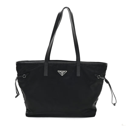 Prada Tessuto Nylon Saffiano Shopping Tote Black 1 of 11