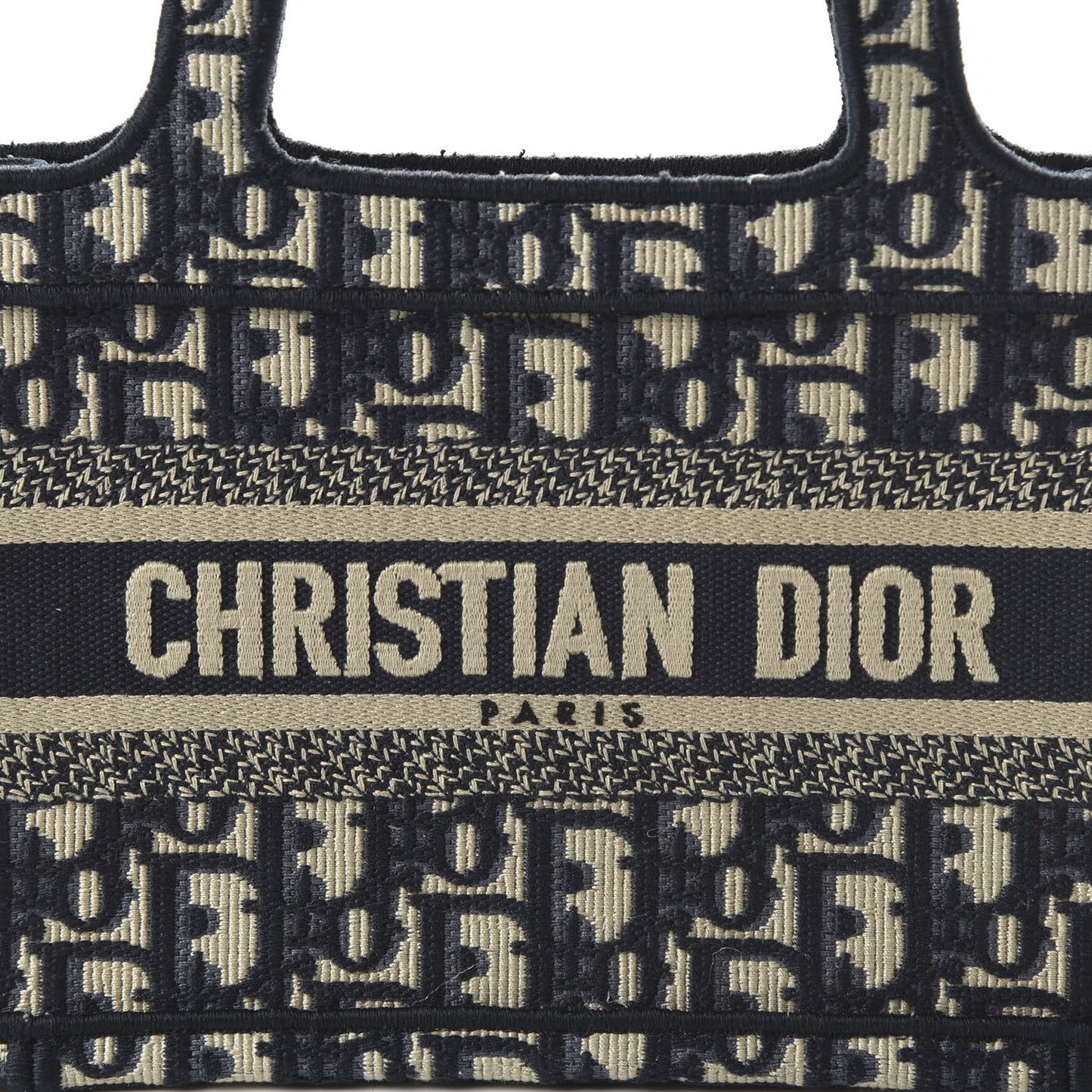 Oblique Mini Book Tote Blue Multicolor