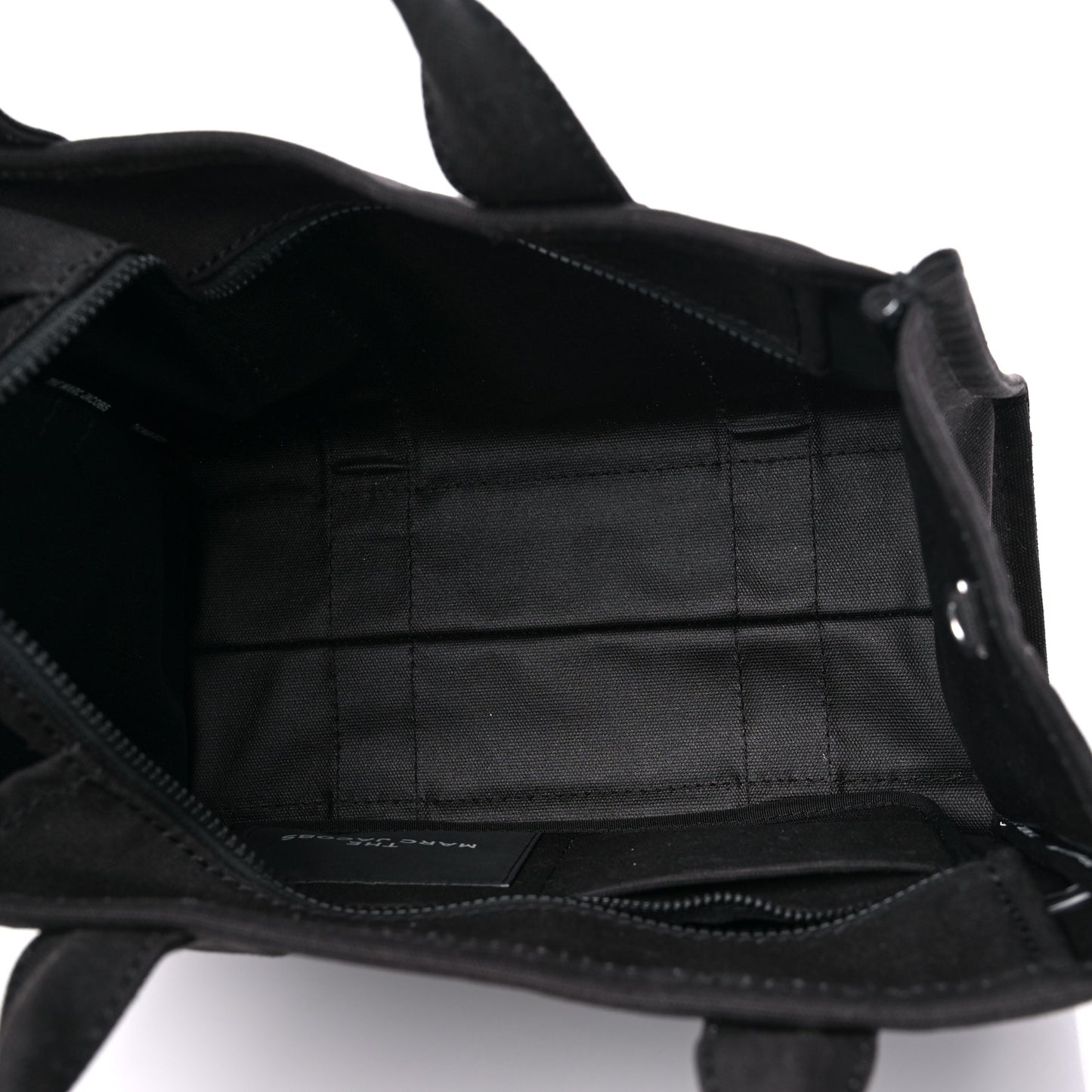 Cotton Canvas Medium The Traveler Tote Bag Black