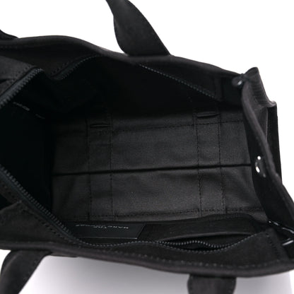 Marc Jacobs Cotton Canvas Medium The Traveler Tote Bag Black 5 of 9