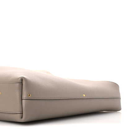 Chloe Grained Calfskin Marcie Hobo Bag Motty Grey 11 of 12