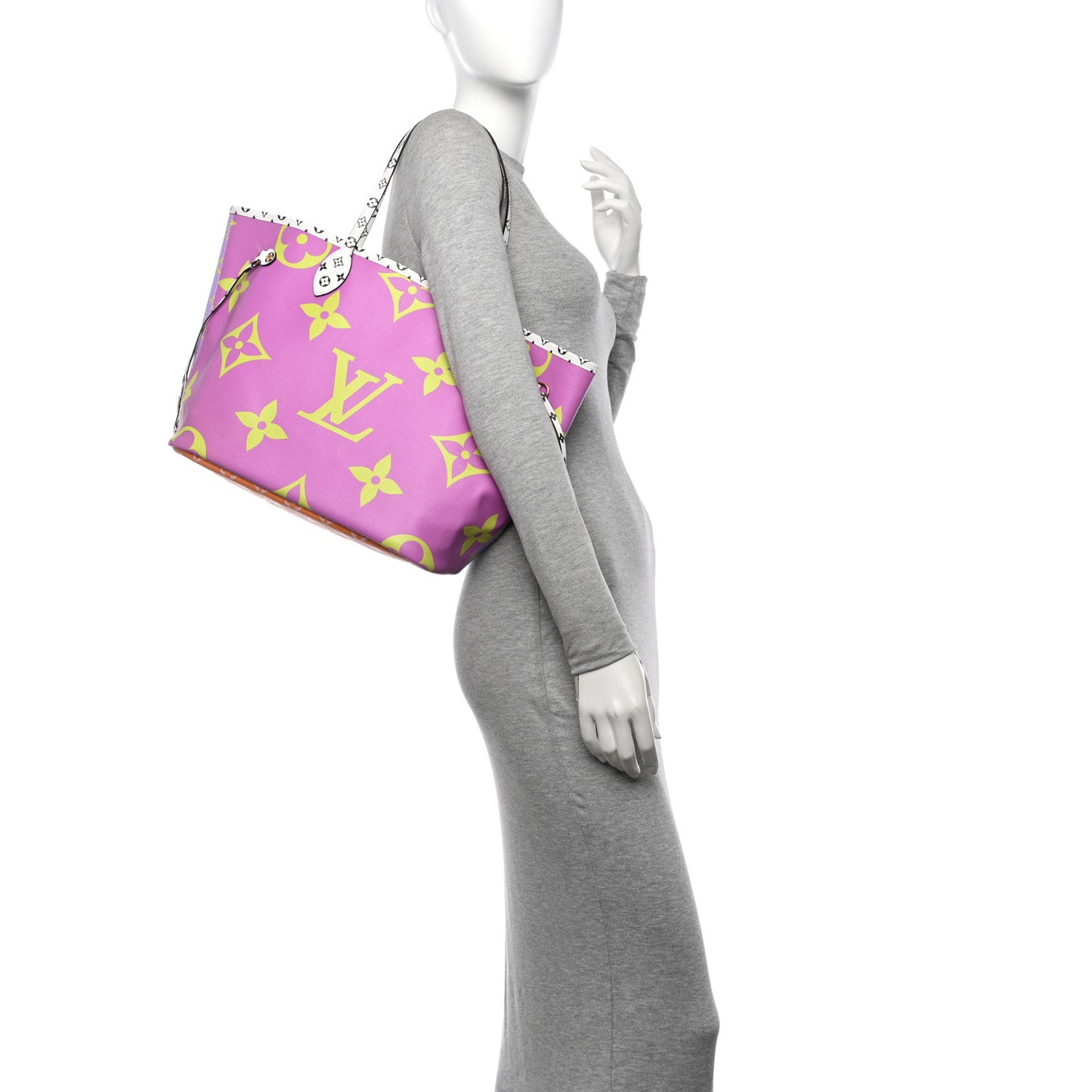 Monogram Giant Neverfull MM Pink Lilac