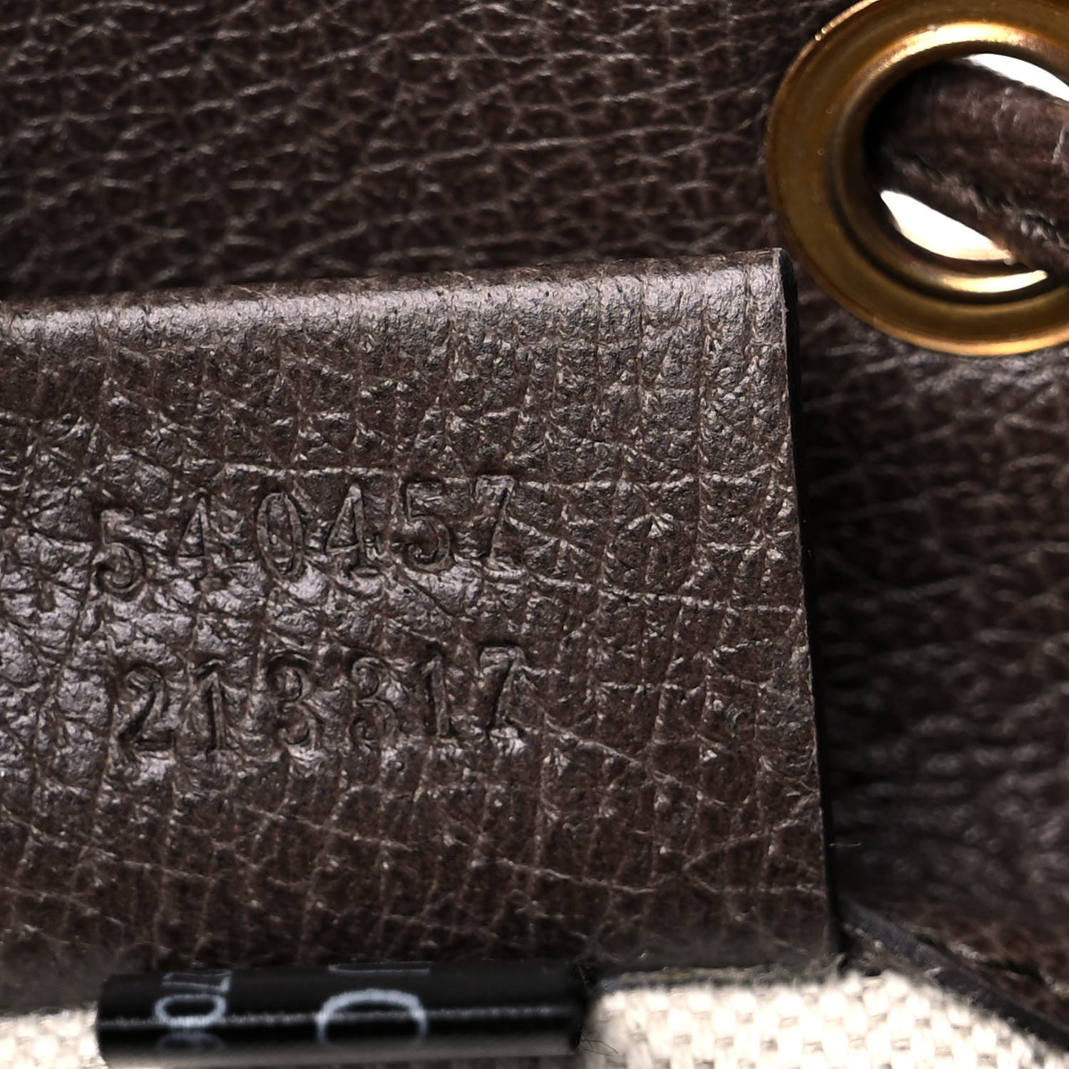 Gucci GG Supreme Monogram Web Ophidia Bucket Bag Brown 7 of 10
