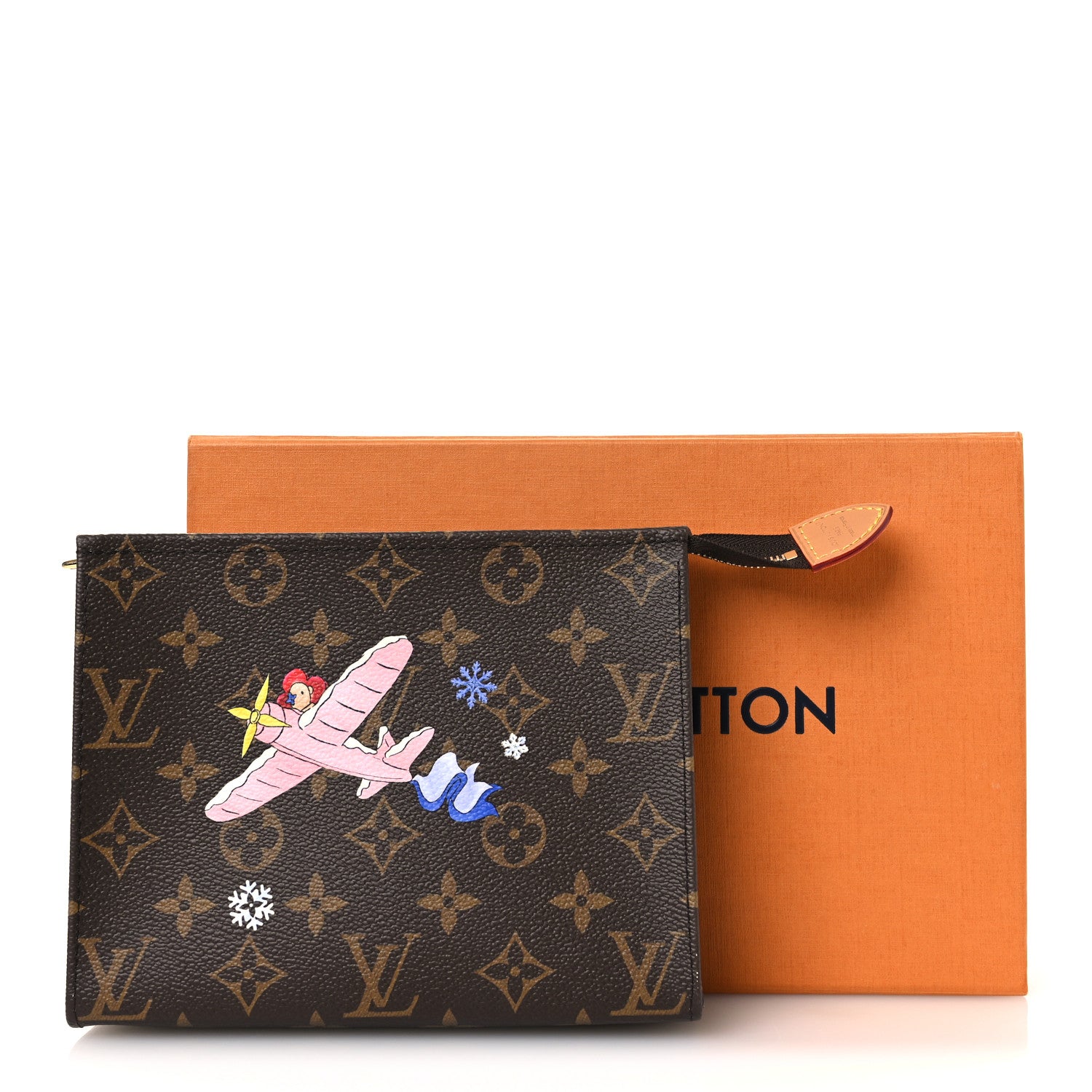 Louis Vuitton モノグラム レザースリーブ Louis Vuitton Monogram Toiletry Trio Medium Pouch 1863613