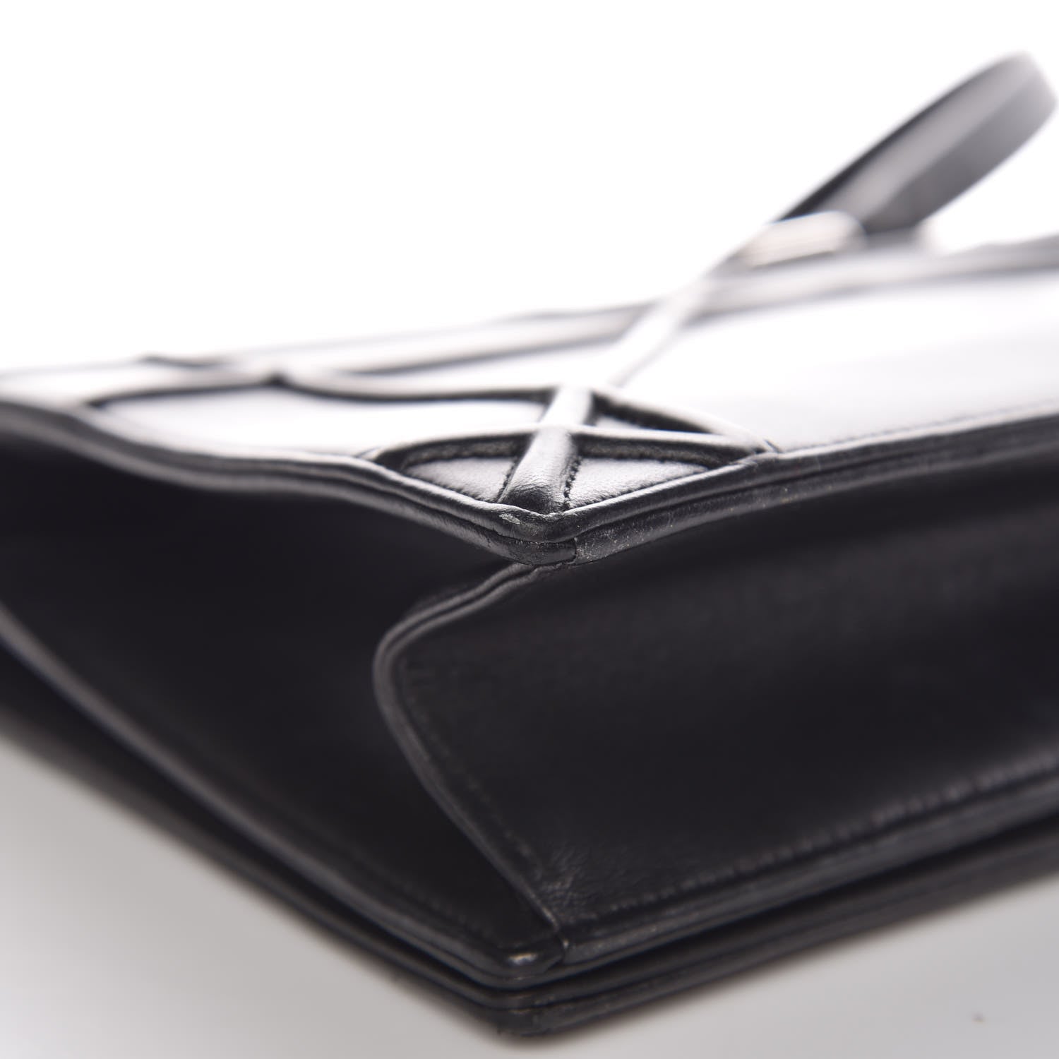 Christian Dior Lambskin Medium Diorama Flap Bag Black 11 of 14