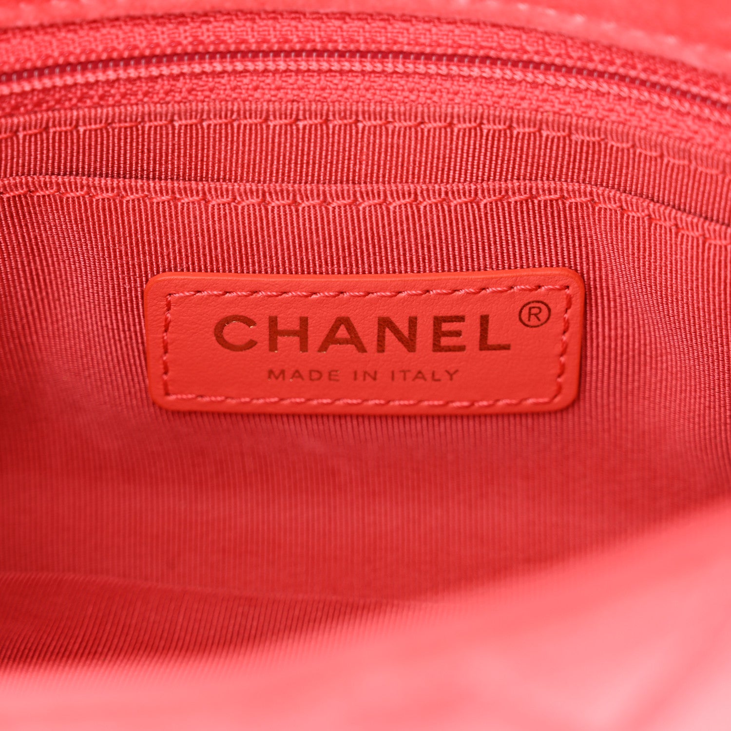 Chanel Velvet Quilted Mini Rectangular Pearl Crush Flap Coral 6 of 13