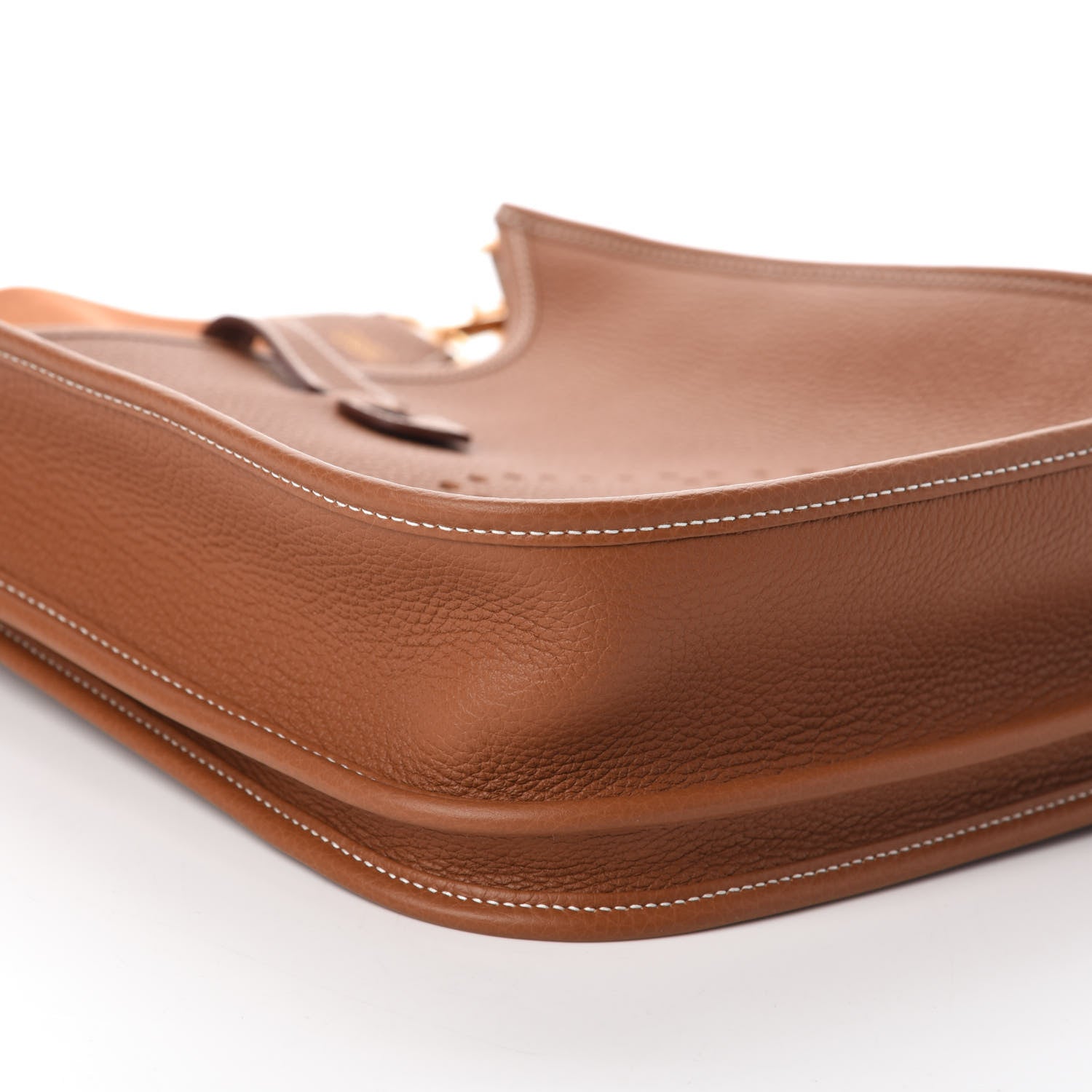 Hermes Taurillon Clemence Evelyne III PM Gold 8 of 9