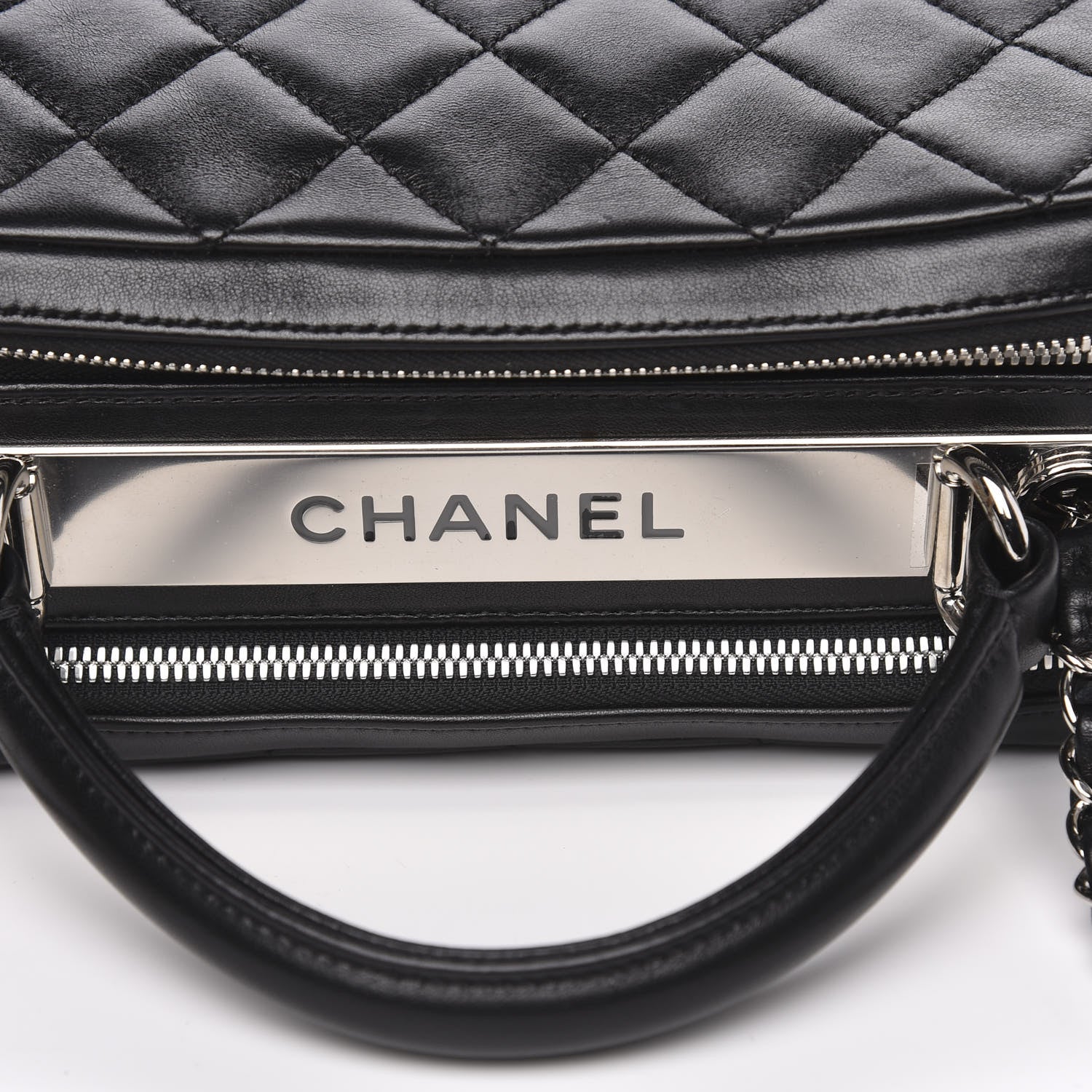 Chanel Lambskin Quilted Small Trendy CC Bowling Bag Black 14 of 15