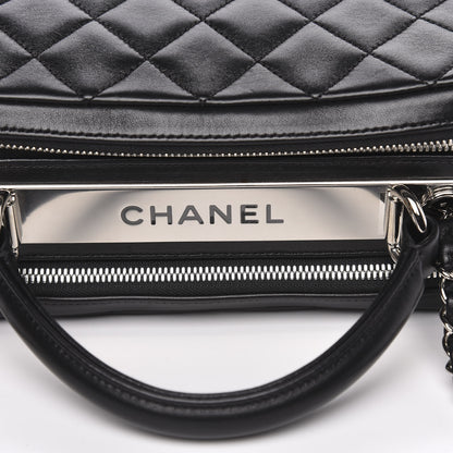 Chanel Lambskin Quilted Small Trendy CC Bowling Bag Black 14 of 15