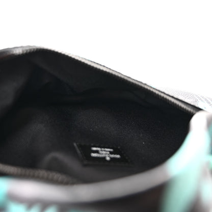 Louis Vuitton Monogram Eclipse LV Graffiti Discovery Bumbag Green Lights 5 of 11