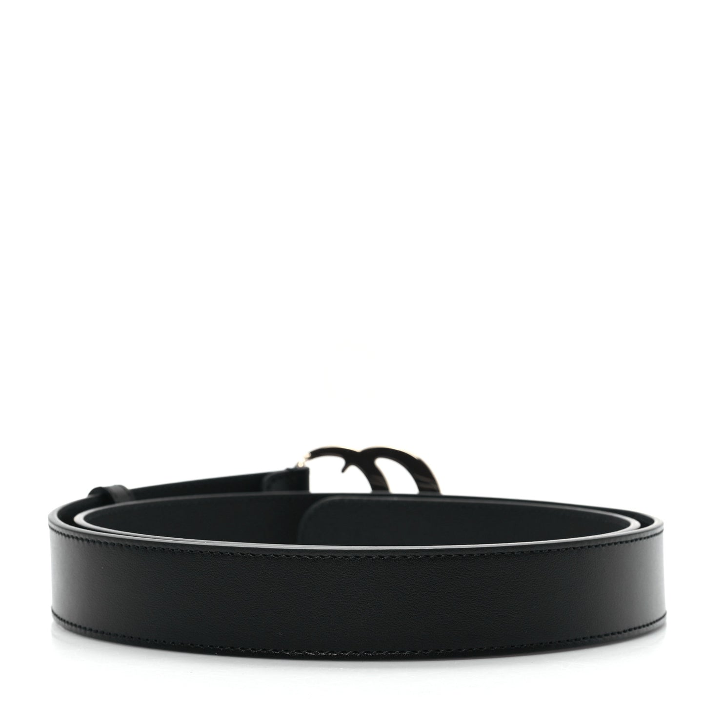 Plutone Calfskin Double G 30mm Belt 100 40 Black