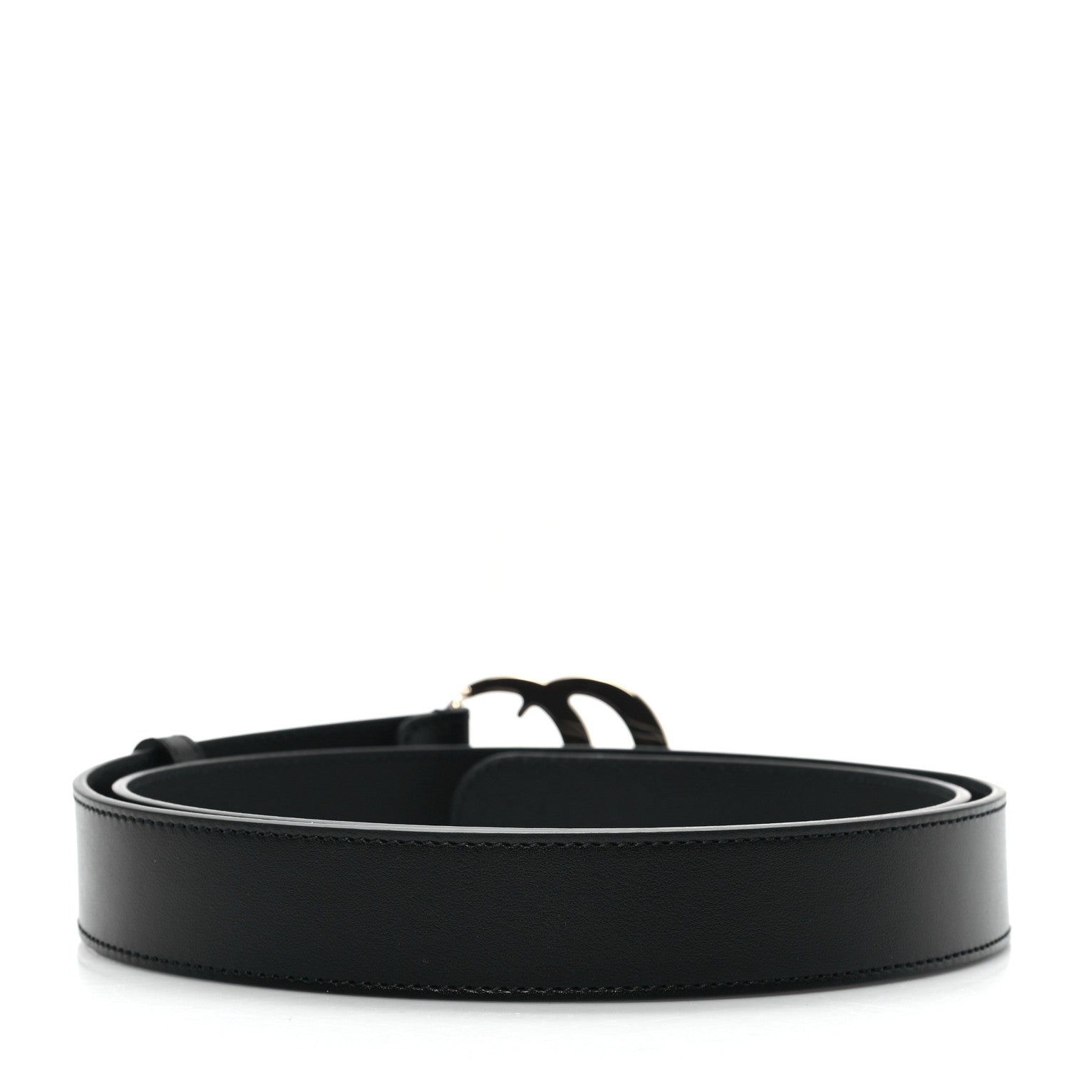 Gucci Plutone Calfskin Double G 30mm Belt 100 40 Black 2 of 5