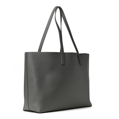 Saint Laurent Calfskin Large Shopping Tote Dark Grey 3 of 6