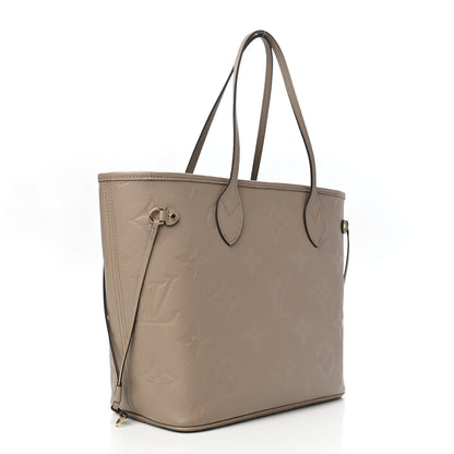 Louis Vuitton Empreinte Monogram Giant Neverfull MM Tourterelle 3 of 9