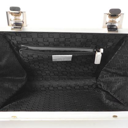 Gucci Calfskin Framed Evening Bag White 5 of 18