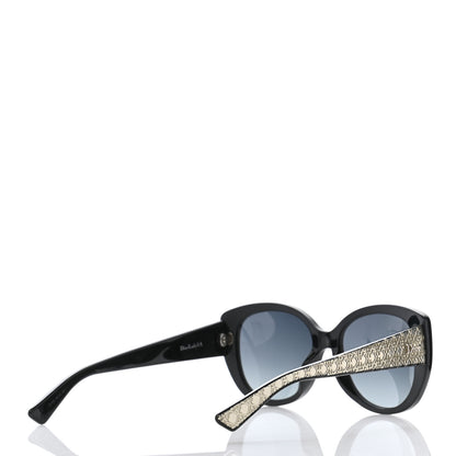 Christian Dior Resin Micro-Cannage Dior Lady 1A Sunglasses Silver Black 4 of 10
