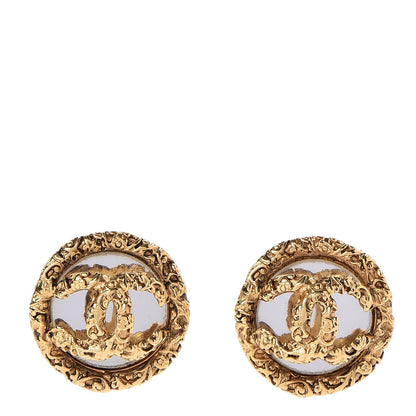Chanel CC Clip On Earrings Gold 1 of 4