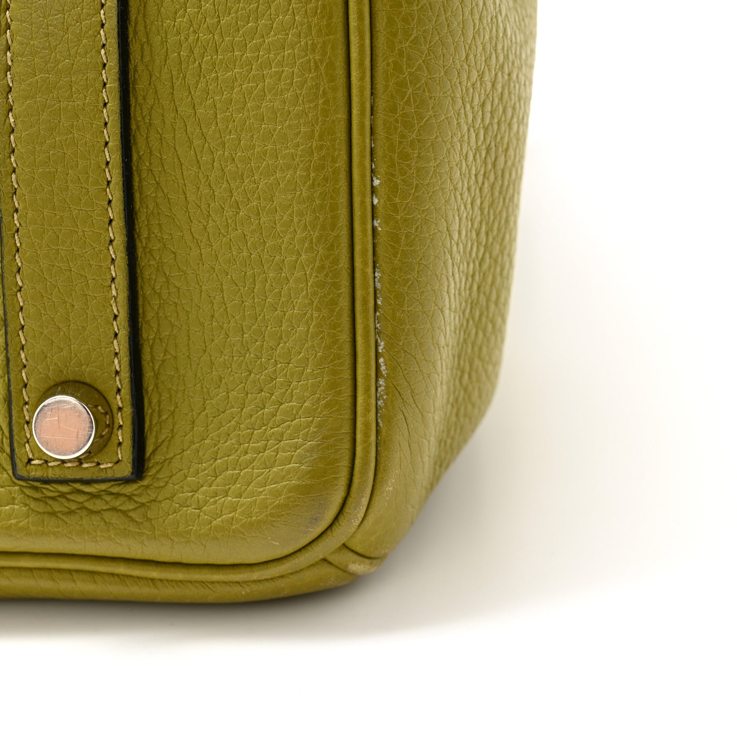 Hermes Taurillon Clemence Birkin 35 Vert Chartreuse 12 of 13