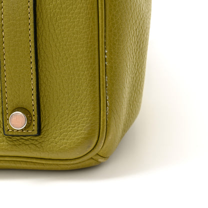 Hermes Taurillon Clemence Birkin 35 Vert Chartreuse 12 of 13