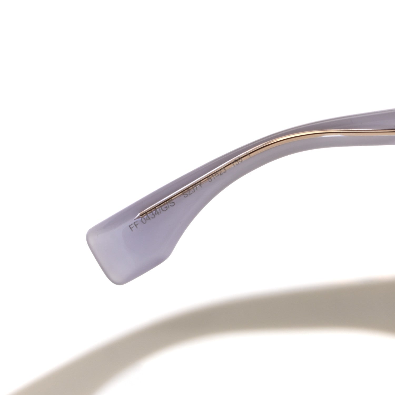 Fendi Acetate FF Sunglasses FF 0434/G/S White Gold 5 of 7