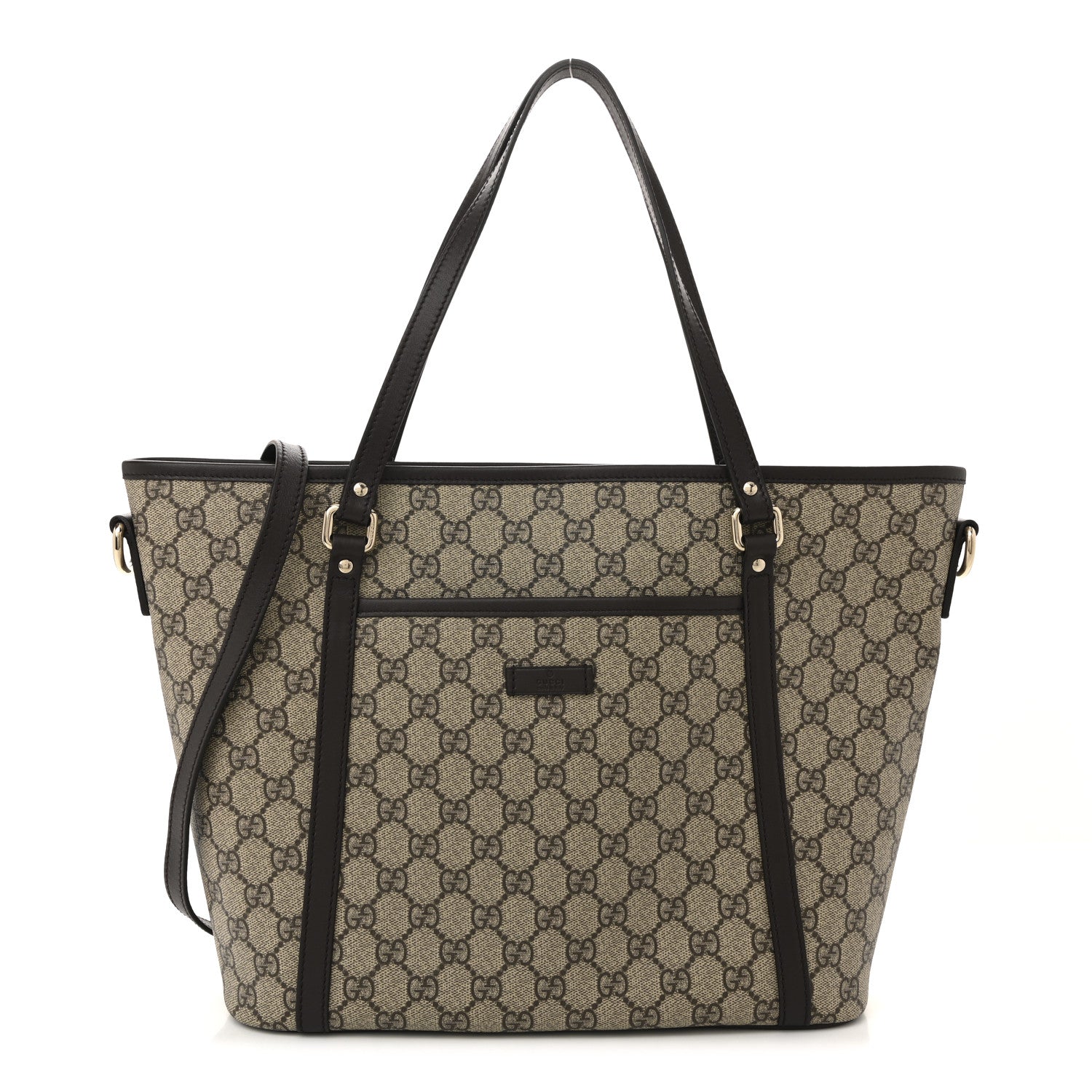 Gucci GG Supreme Monogram Medium Joy Tote Dark Brown 1 of 10
