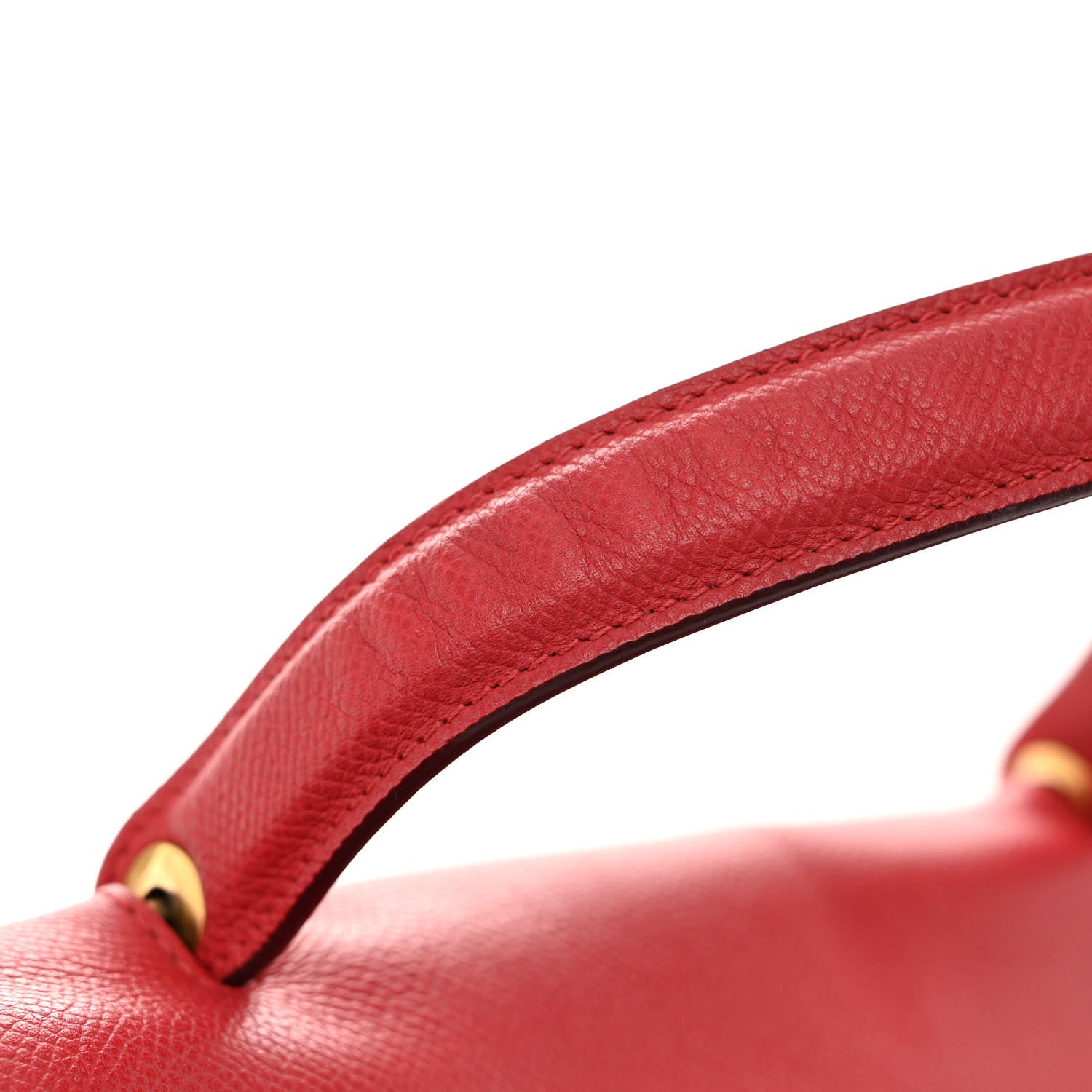 Celine Grained Calfskin Mini Belt Bag Coquelicot 13 of 17