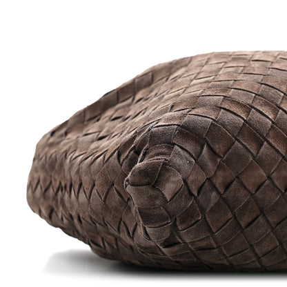 Bottega Veneta Suede Intrecciato Small Hop Fondant 16 of 19
