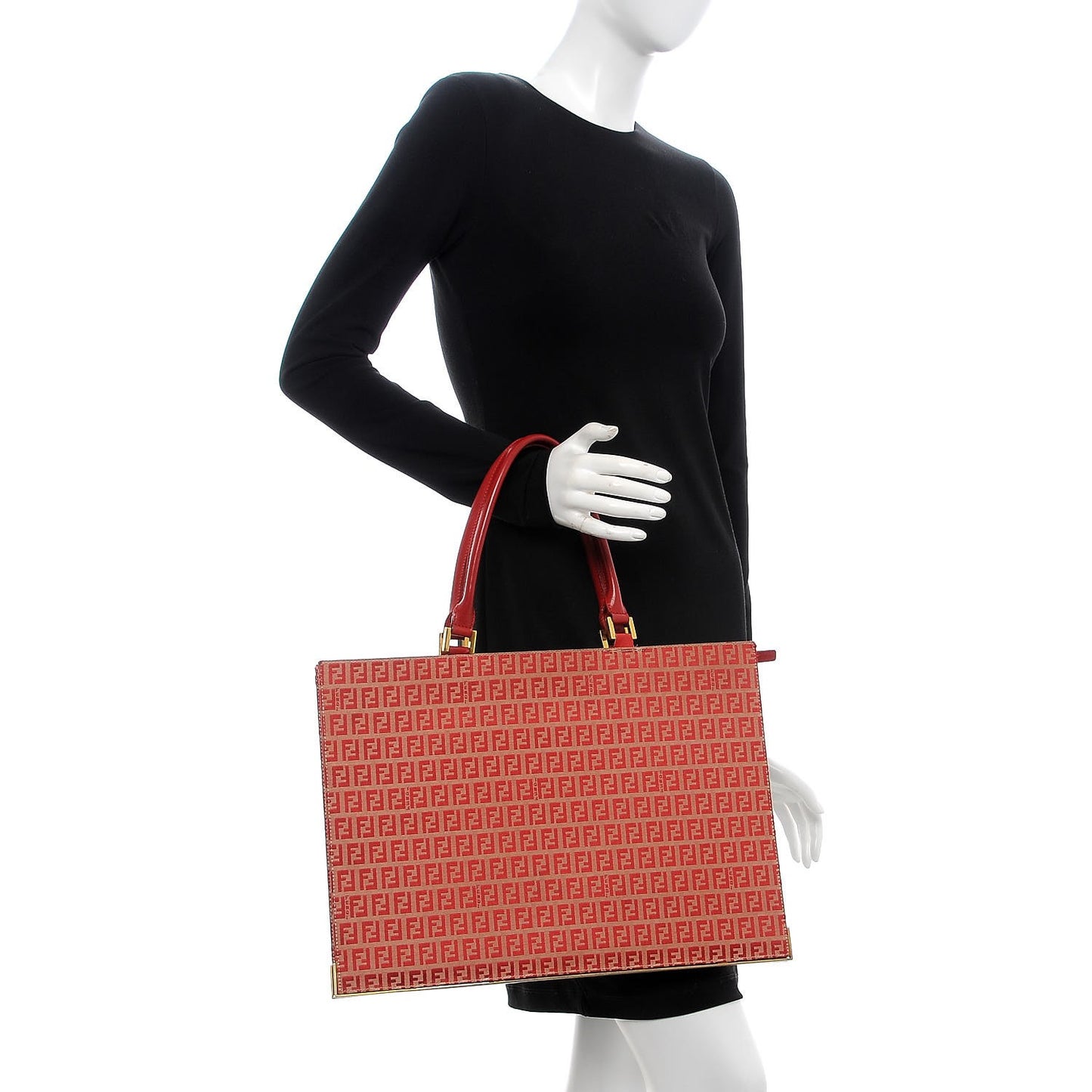 Zucchino Briefcase Tote Red