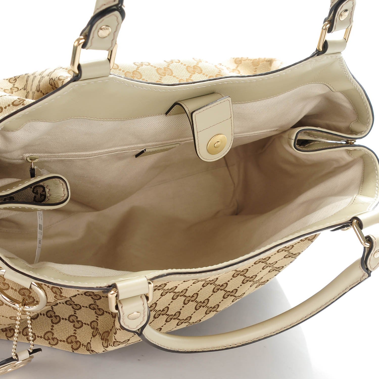 Gucci Monogram Large Sukey Tote Off White 5 of 7