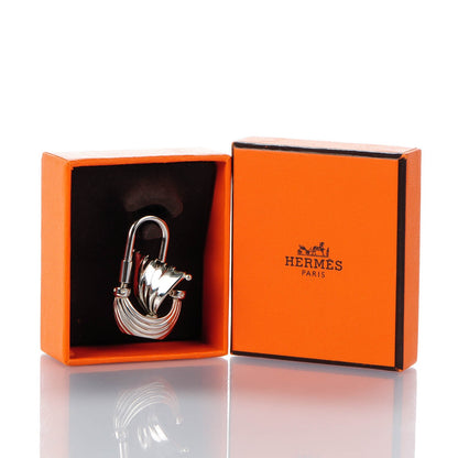 Hermes Palladium Sailboat Cadena Lock 5 of 5