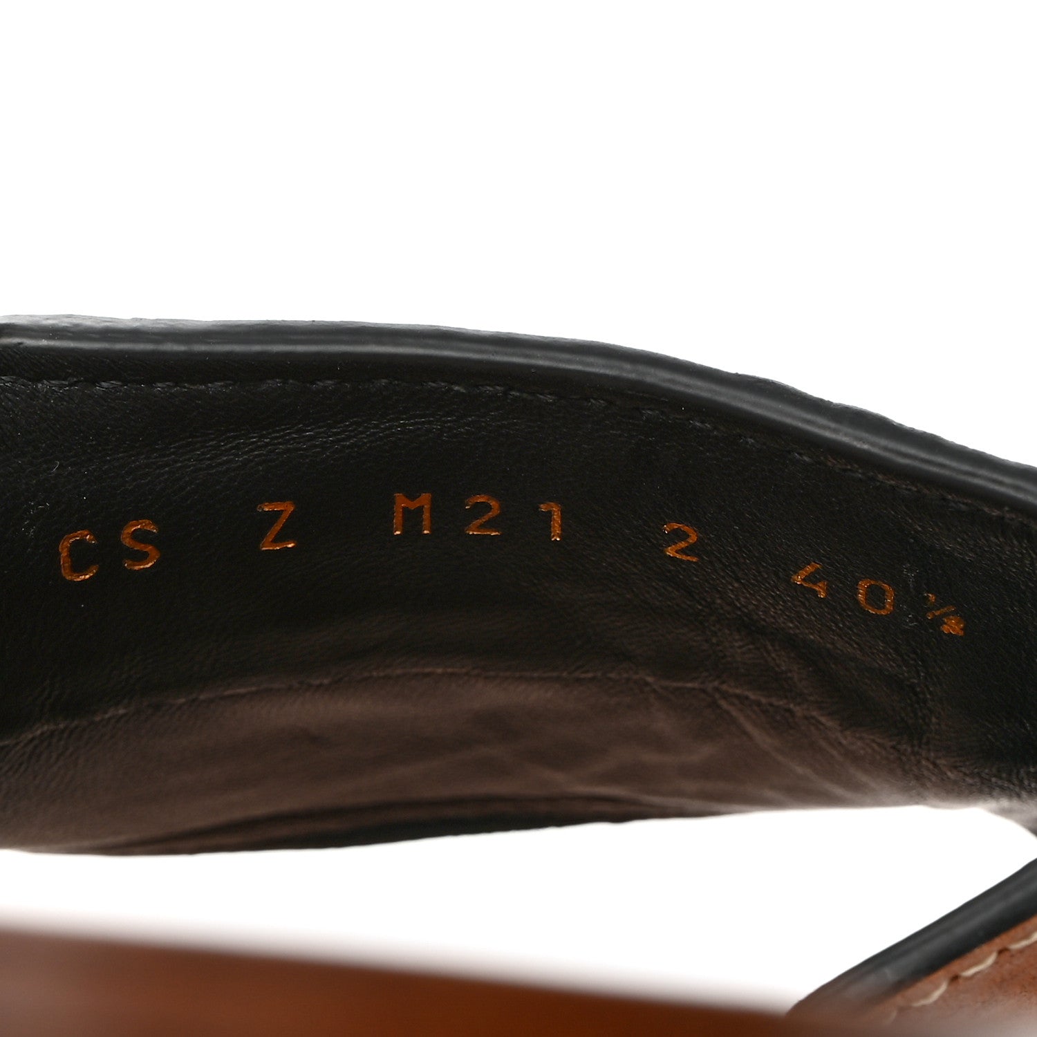 Valentino Garavani Grainy Cowhide Vlogo Flat Slide Sandals 40.5 Cuoio 7 of 8