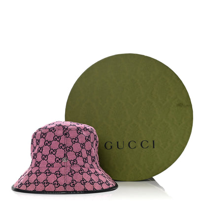 Gucci Canvas Monogram Fedora L Pink Blue 8 of 8