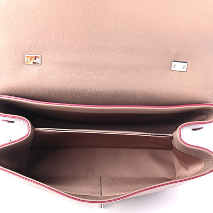 Louis Vuitton Soft Calfskin Lockme II Top Handle Taupe Glace 4 of 4