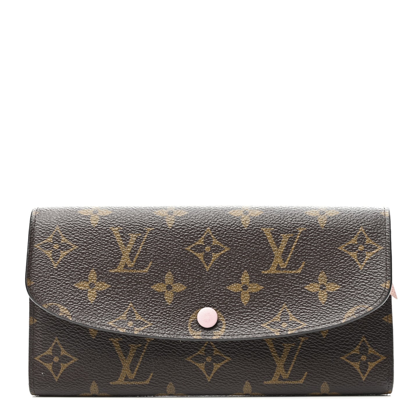 Monogram Emilie Wallet Rose Ballerine
