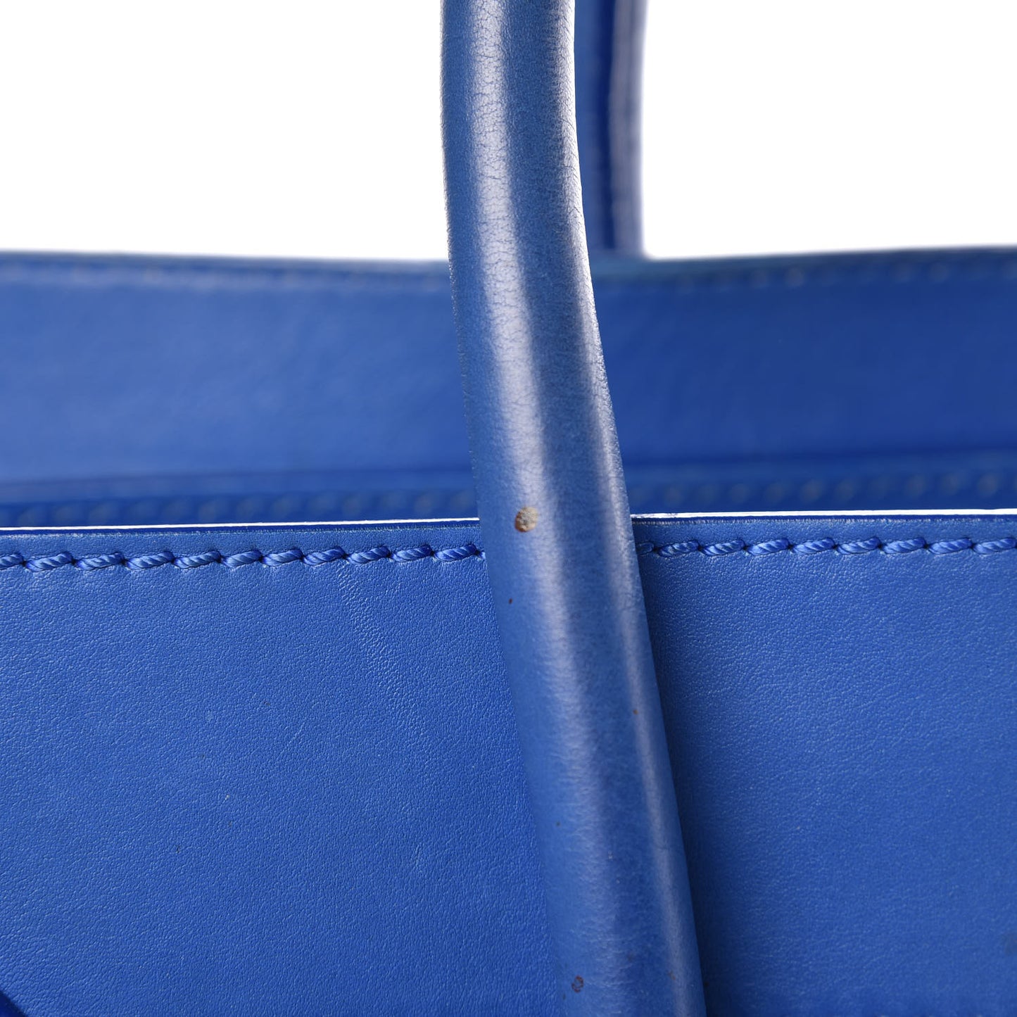 Smooth Calfskin Mini Luggage Royal Blue
