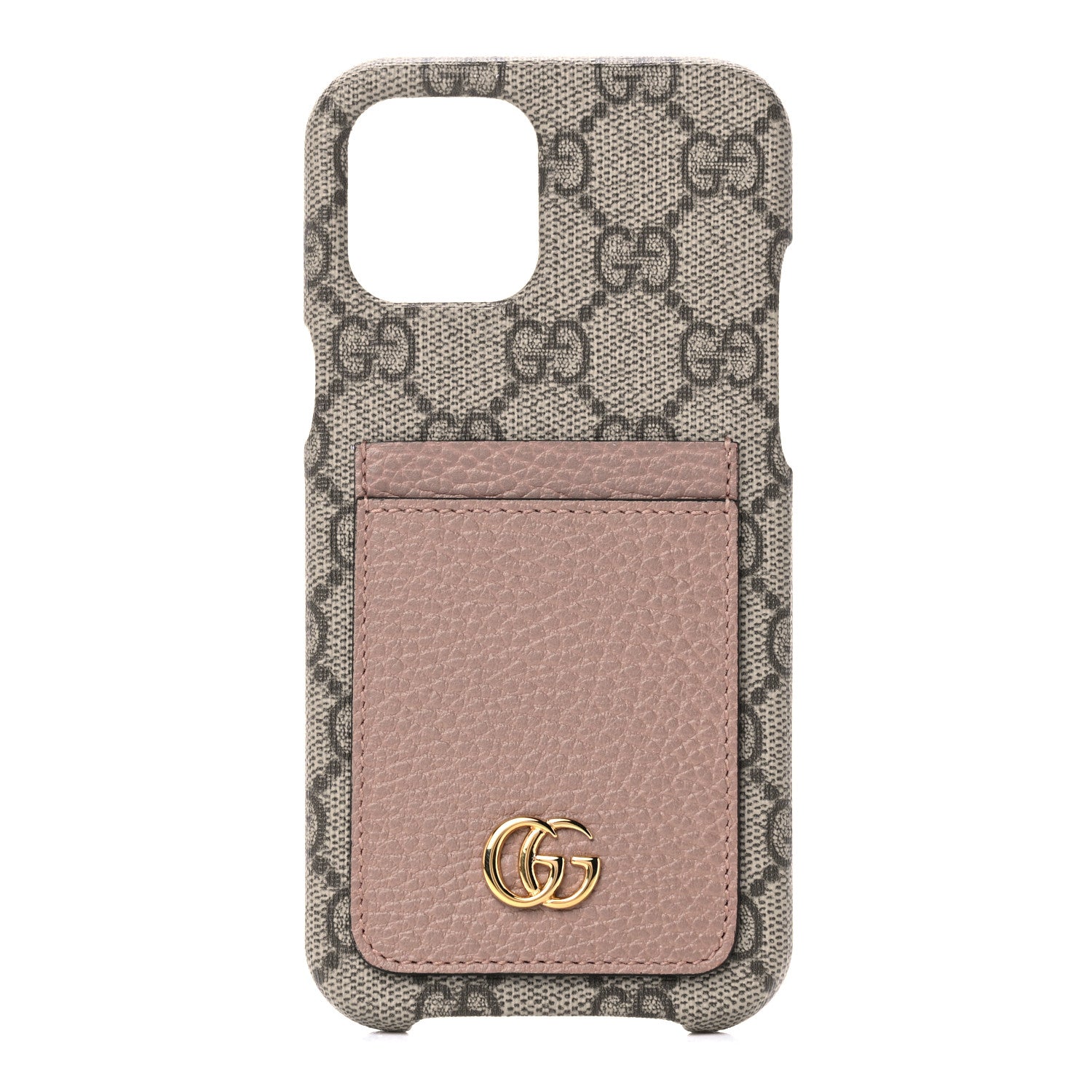 Gucci GG Supreme Monogram Marmont iPhone 12/12 Pro Max Case Dusty Rose 1 of 6