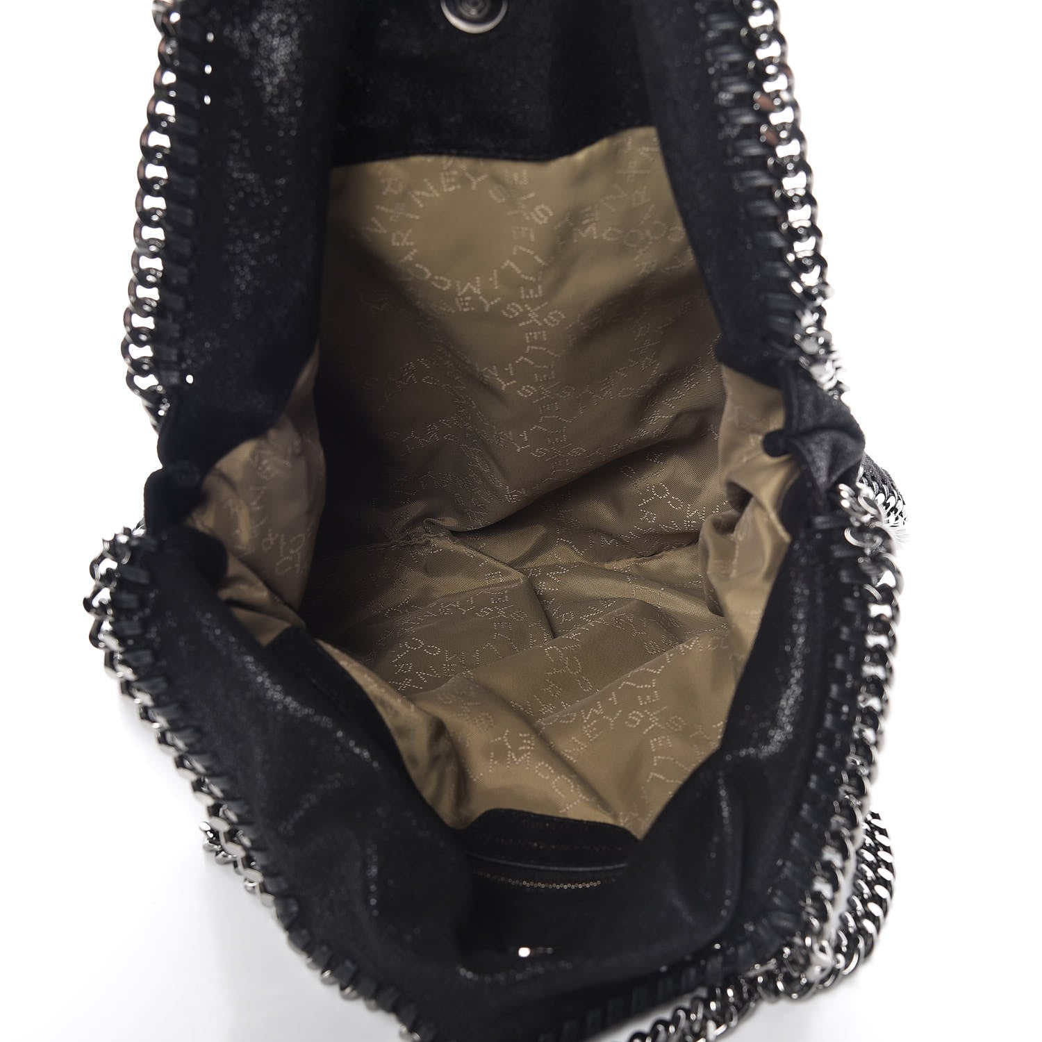 Stella McCartney Shaggy Deer Falabella Fold Over Tote Black 5 of 10