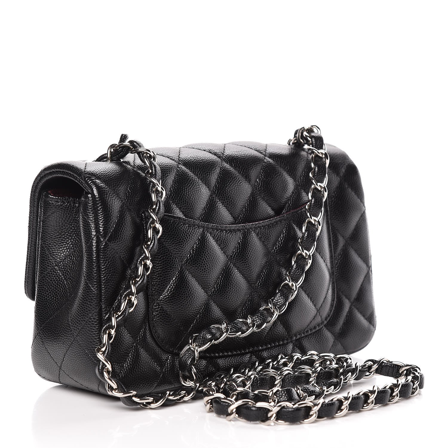 Chanel Caviar Quilted Mini Rectangular Flap Black 3 of 10