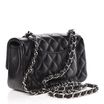 Chanel Caviar Quilted Mini Rectangular Flap Black 3 of 10