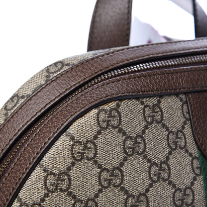 Gucci GG Supreme Monogram Medium Ophidia Day Backpack Brown 10 of 10