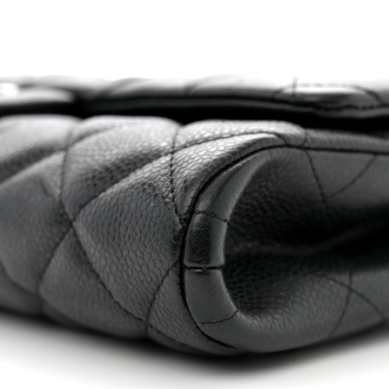 Chanel Caviar Quilted Clutch With Chain Flap Black 10 of 11